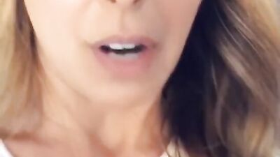 MILF fucks stepsons best friend live on Snapchat