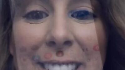 MILF fucks stepsons best friend live on Snapchat