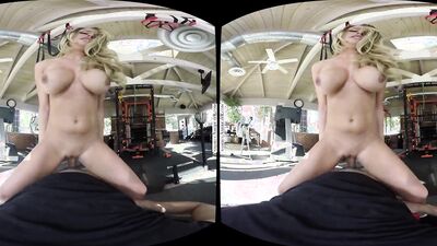 Naughty America Corinna Blake can't keep her tits in her shirt