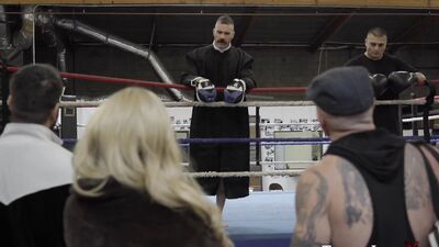 TOUGHLOVEX Father Karl Fights For His Prize Bridgette B