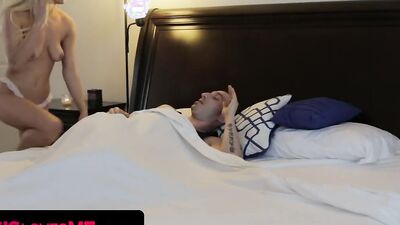 Blonde Teen Cameron Dee Sucks Stepbros Cock Until He Cum On Her Face