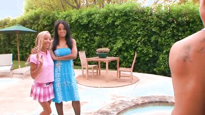 Horny Black stepmothers & stepdaughters 10 - scene 4