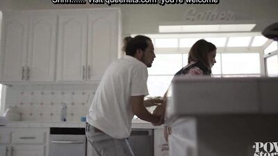 Accidentally Cum Inside Stepmom And Dad Seems To Be Outside - Natasha Nice