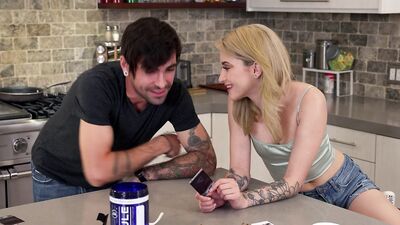 Tiny Stepsister Teen Lola Fae Had A Crush On Her Big Dick Stepbrother