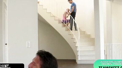 Foxy Blonde Stepmom Seduced And Fucked Her Stepson