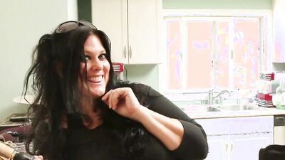 Cougar MILF Gets Interviewed BTS