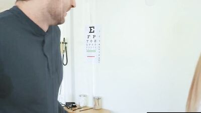 Blonde Stepmom Doctor Fixes A Hard-On With Blowjob