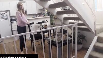 Dad Crush - Hot Teen Stripped Naked In Front of Stepdad