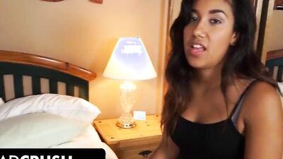 Dad Crush - Lusty Teen Blows Her Stepdad’s Big Juicy Meat