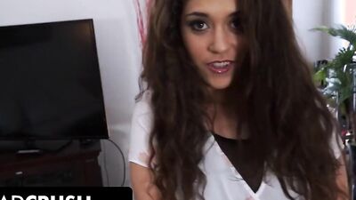 Dad Crush - Curvy Cutie Wants To Become A Stripper