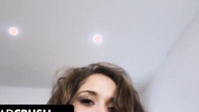Dad Crush - Curvy Cutie Wants To Become A Stripper