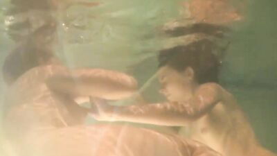 Russian Lesbian Girls Swimming In The Pool