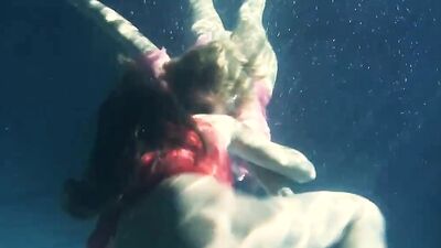 Lesbians And Solo Girls Make Out Underwater