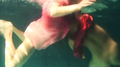 Lesbians And Solo Girls Make Out Underwater