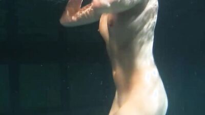 Babes Swim And Get Naked Underwater