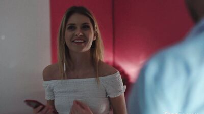 Hot Stepsis Seduces Guy - Rebecca Volpetti