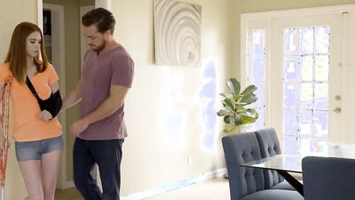 Injured Stepsis Pepper Hart Gets Fucked So Hard By A Perverted Stepbro