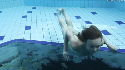 Watch them hotties swim naked in the pool