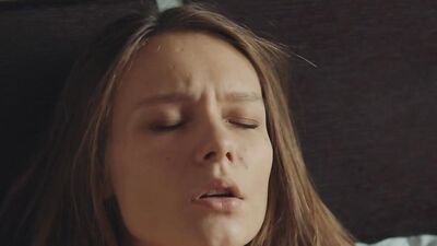 Girl plays out her wild bondage fantasies as she masturbates