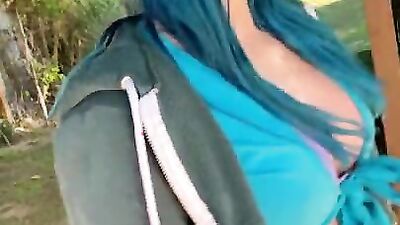 Hot Jewelz Blu Gets Fucked in Public Pool POV