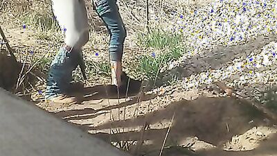 Fuck Me Under This Bridge – Real Amateur Couple Hiking Fantasy
