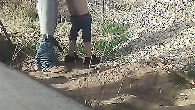 Fuck Me Under This Bridge – Real Amateur Couple Hiking Fantasy