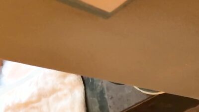 Stranger Tricks Married woman while she is Blindfolded Creampie