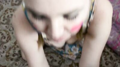 Miss Fantasy has fun after her birthday with a stranger
