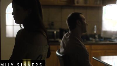 Family Sinners - Chad Alva Makes His Step Sister Evelyn Claire Make Out With Him Again