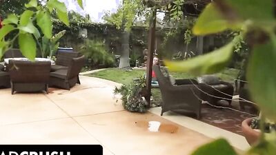 Dad Crush - Sweet Stepdaughter Easing Stepdaddys Tension