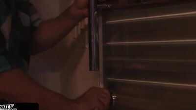 Family Strokes - Lusty Stepsisters Share Cock On Halloween