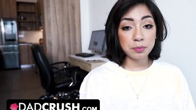 Dad Crush - Pastor Gave In To Temptation As He Caught Stepdaughter Masturbating In Her Room