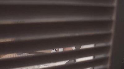 Caught stepsister masturbating