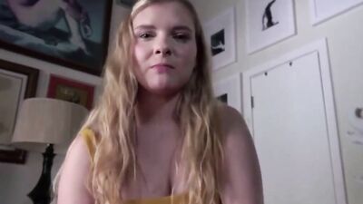 Pretty Blonde Teen Moaning When Banged By Stepdad Of BF