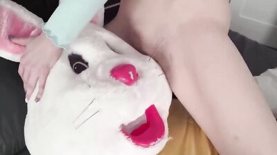 Furry Teens Hump Bunny Head Then Ride Stepbrother - Clara Trinity