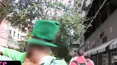 BFFS - Out Of Town Sluts Picked A Random Dude And Take Him Back To Their Hotel To Ride His Cock