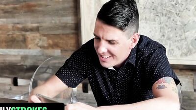 Family Strokes - Horny IdenticalTwins Whips Out Their Meaty Cocks On Leda Lotharios Angelic Face