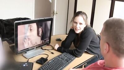 MILF Receiving Stepson's Creampie