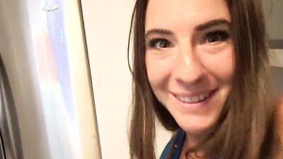 Threesome with Wife and Step-Daughter Ends in Deep Creampie!