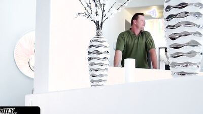 Petite Teen Alaina Dawson Drilled By Stepdad