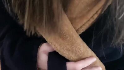 Morning sex and blowjob from my stepsister///