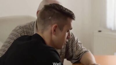 VIP4K. Tricky old guy has a nice twosome with naive daughter-in-law