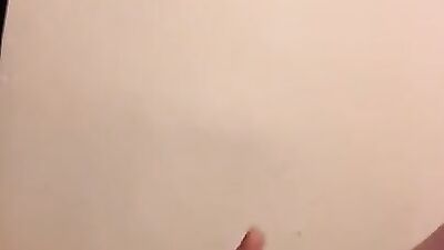 Giving daddy a hand job before bed