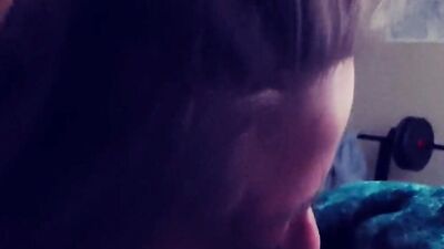 stepmom fingers herself & swallows my cum