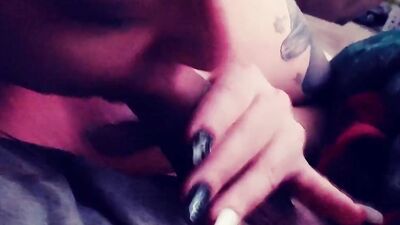 stepmom fingers herself & swallows my cum
