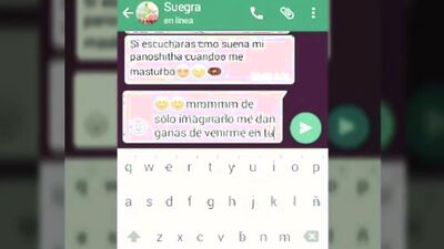 mensaje hot a la culona de mi mujer y me la termino follando