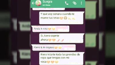 mensaje hot a la culona de mi mujer y me la termino follando