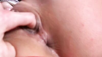 Hot stepdaughter gets penetrated and jizzed on