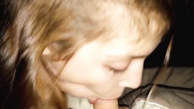Amazing stepdaughter sucks a raging boner with passion