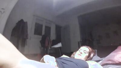 Hot stepsister in knee socks does some teasing